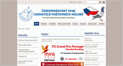 Desktop Screenshot of postovniholub.cz